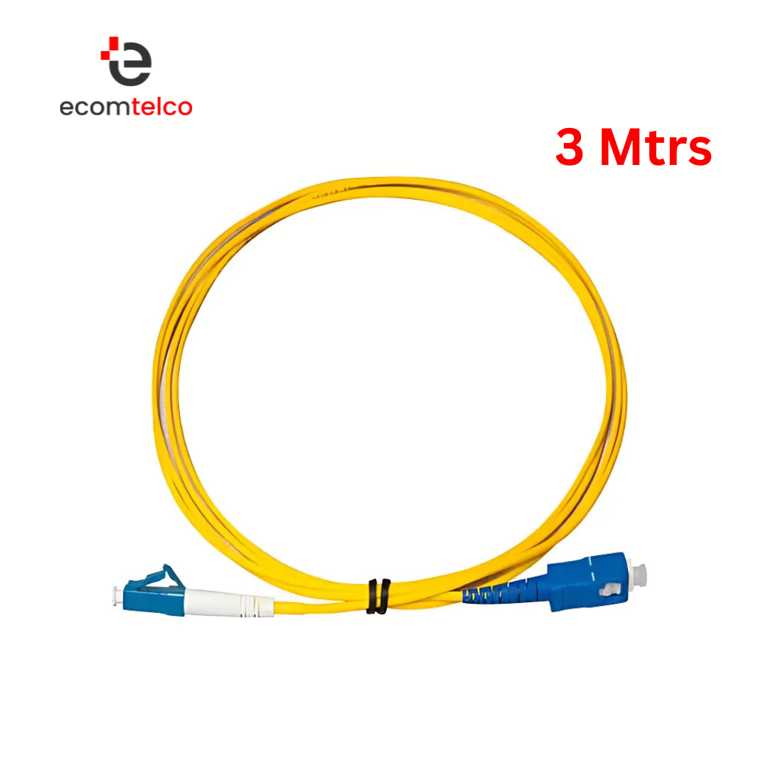 LC/SC Fiber Optic Patch Cord -3 MTR