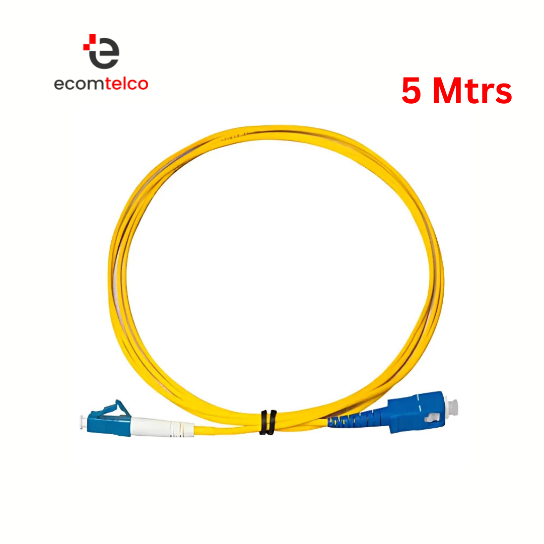 LC/SC Fiber Optic Patch Cord -5 MTR