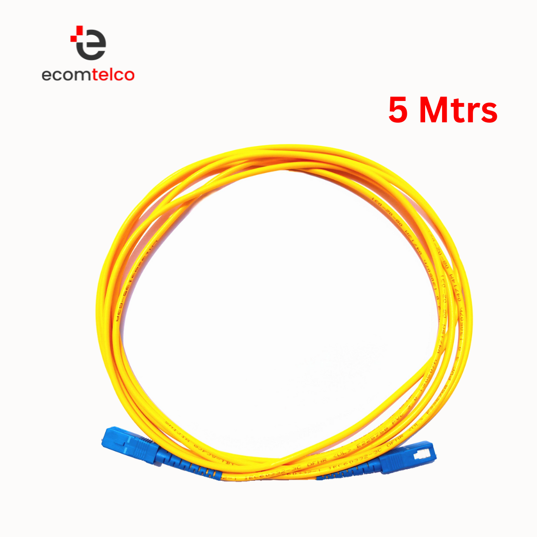  SC/SC Fiber Optic Patch Cord -5 MTR